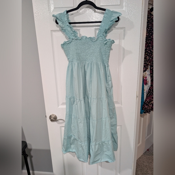 Hill House Dresses & Skirts - Hill House Ellie Nap Dress in Bay Blue Midi Dress in Size XL